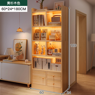 9U Simple Bookshelf Home Floor Rack Bedroom Small Gap Storage Rack Wall-Side Narrow Gap Bookcase Storage Cabinet