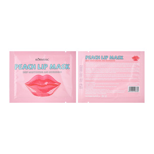 KORMESIC full English peach lip film Lip Mask hydrating and moisturizing firming cross-border foreign trade manufacturers wholesale