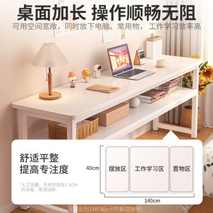Desk home girl bedroom long table simple rental house wall long table Workbench balcony narrow computer desk