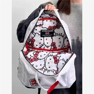 20 Cute Cat Schoolbag Large Capacity Backpack Men's and Women's Cute Childlike Lightweight Backpack Student Small Backpack