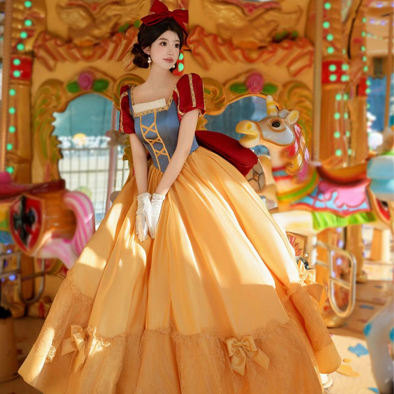 Halloween Snow White Drama Snow White Dream Dress Role Playing Annual Meeting Stage Performance Dress Annual Meeting