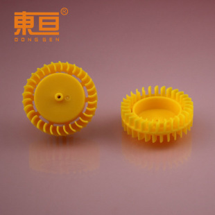 Φ4130Y2A yellow centrifugal impeller centrifugal fan blade centrifugal blade vortex fan technology small production parts
