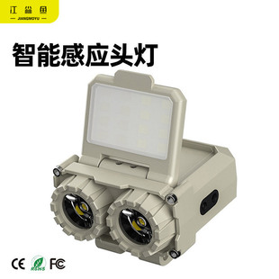 Outdoor Night fishing strong light headlight induction super bright charging fishing Special super long endurance cap clip light lighting flashlight