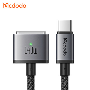 McDuo двухголовый type-c к magsafe3 два в одном магнитный всасывающий провод 140W для ноутбука