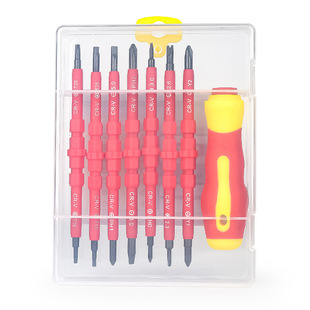 Factory Direct sales 15-in-1 electrician batch telecommunications insulation computer and other maintenance tools screwdriver screwdriver screwdriver combination suit