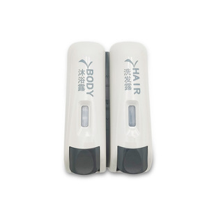 Hotel Room Hotel Toilet Soap Dispenser 350ML Double Head Soap Dispenser Wall Mounted Soap Box Punch Free