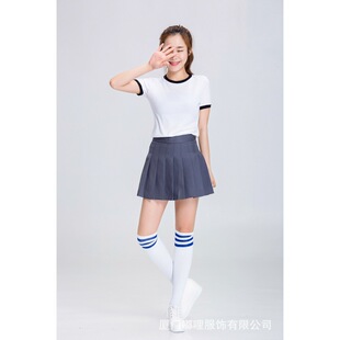 New Korean-style Cheerleading Cheerleading Performance Costume Women's Suit Academic Style Stage Costume Women's Combo Singing Costume