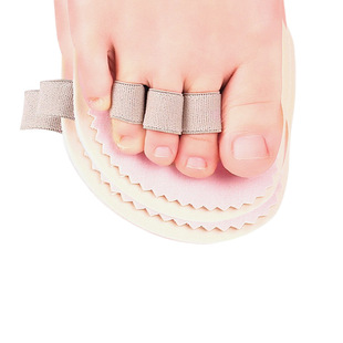 Cross-border toe split toe correction front palm pad hallux valgus overlapping hammer toe separator men's and women's feet orthopedic pad