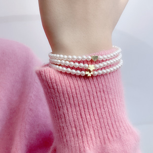 Zhengyuan Zhengjia Pearl Браслет из бисера простой, стильный, легкий и роскошный, нишкий темперамент