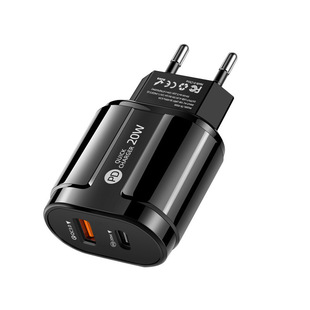 20W двойной порт A C быстрой зарядки подходит для Apple iPhone16 Huawei Xiaomi Samsung мобильный телефон USB зарядное устройство