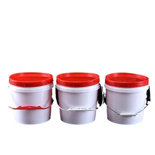 4 Liter Screw Cap Plastic Bucket pp Food Grade Plastic Bucket Coating Bucket Packaging Bucket Sealed Bucket Wide Mouth Chemical Bucket