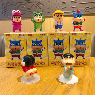 Подлинный Crayon Shinchan Shinchan Соус Трансформация Серия слепых коробок