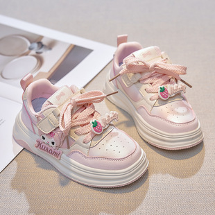 Girls' board shoes 2025 spring new soft bottom cute kulomi girls sneaker leisure small and medium-sized children's running