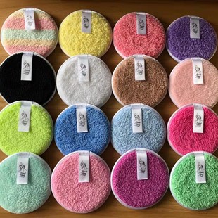 Makeup Remover Makeup Remover Mat Clear Makeup Remover Powder Puff Repeatable Beauty Remover Mat Factory Wholesale Korean Style Spot Powder Puff