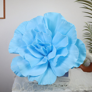 Simulation window flower PE rose foam flower large scene flower wedding road guide window background decoration big flower