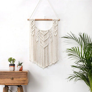 Modern Minimalist Home Decorative Tapestries New Style Pure Handmade Woven Fabric Decorative Nordic Bohemian Tapestries