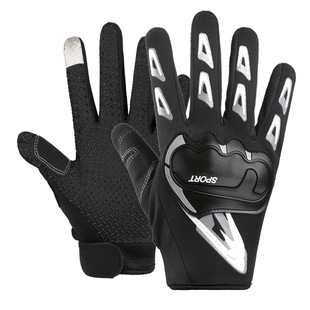 Half Finger Gloves Men's Summer Anti-slip Touch Screen Anti-fall Outdoor Mountain Climbing Fitness Sports Motorcycle Riding Gloves