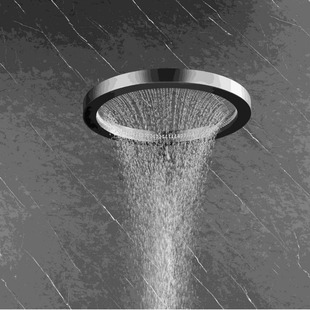 Foreign Trade All-Copper Concealed Top Spray Round Shower Head Shower Top Shower Household Large Shower Open Flat Plumbing