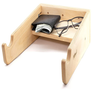 Wooden wall-mounted indoor bicycle storage rack, bicycle storage rack