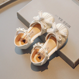 Baotou Girls Sandals 2025 New Summer Soft Sole Small and Medium-sized Children Stylish Little Girl Girl Treasure Crystal Princess Shoes