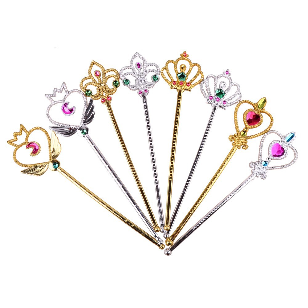Halloween Children's Fairy Magic Wand Princess Love Angel Cane Magic Fairy Wand Staff Girl Birthday Gift
