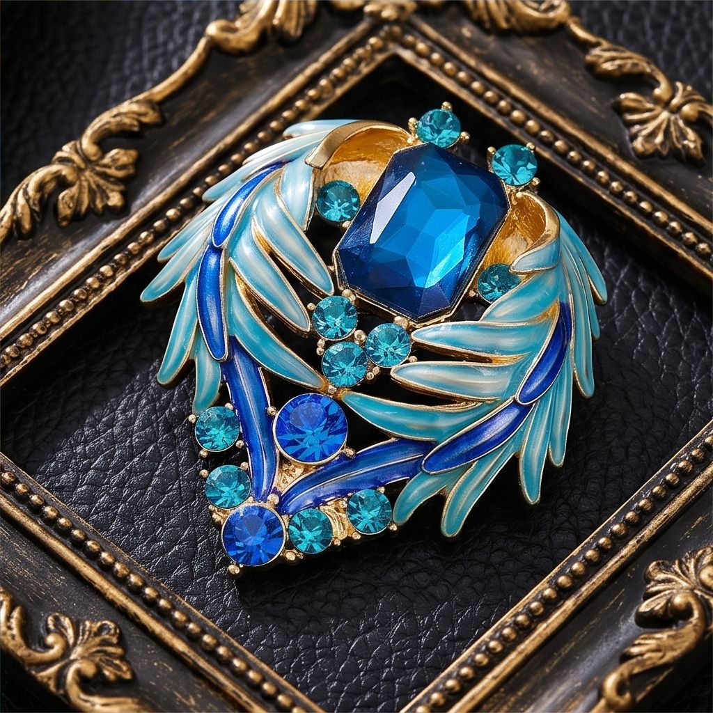 European and American Cross-Border Angel Wings Men's Brooch High-End Exquisite Versatile Suit Coat Accessories Pin Badge