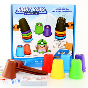 Renbo Toy Hamster Children's Desktop Game Parent-Child Interactive Fun Leisure Intelligence