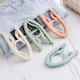 Folding clothes hanger portable travel clothes hanger clothes hanger