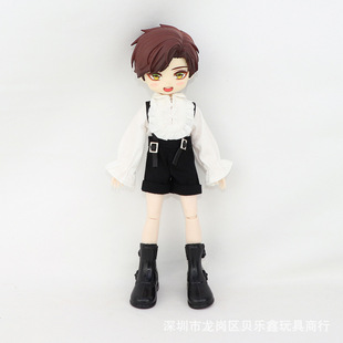 A Si 3.0 Court Gothic Shirt Belt Pants Big 12 Points Doll Pants BJD Plus Long Leg Pants Factory Self-produced
