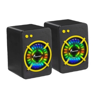 Новый RGB светящийся компьютерный динамик портативный Проводной USB настольные игры мультимедиа мини-динамик оптом