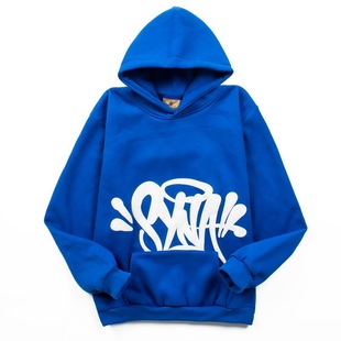 Cross-border Trendy Brand Synaworld Style Loose Sports suit American Street Hip Hop Hooded fleece-lined Sweat Pants