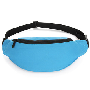 Cross-border foreign trade Sports bag outdoor Sports canvas waist bag men's and women's outings messenger bag trendy simple chest bag