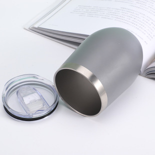 Stainless steel 12oz egg beer mug swig eggshell mug vacuum U-shaped egg red wine Thermos mug factory direct supply