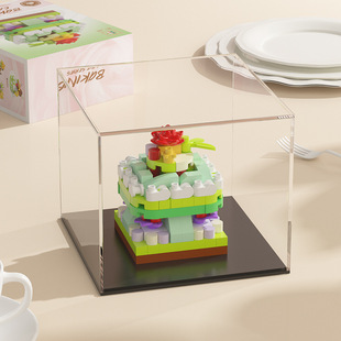 Cross-border New Cake Dessert Party Series Building Blocks Assembled Educational Children's Toys Girls Gift Wholesale