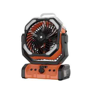 Outdoor Camping Spray Fan Humidification Shaking Head Air Conditioner Electric Fan Long Life Tent Cooling Cross-Border Factory Supply