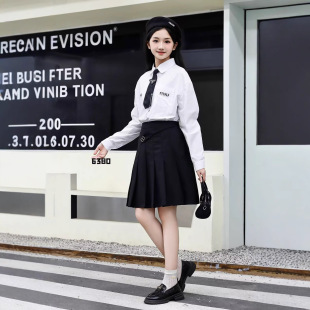 Online Store Cross-Border Export Школьн Форм2025 Girls Spring & Fall School Uniform Skirt