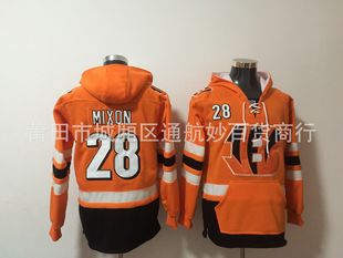2024 New Football Team Pocket Sweatshirt Raiders Tigers Embroidered Ball Dress Hoodie 32 Team Collection