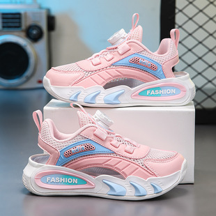 Children's Shoes Boys Sandals Summer 2025 New Style Baotou Children's Hollow Single Mesh sneaker Breathable Running Mesh Shoes Trendy