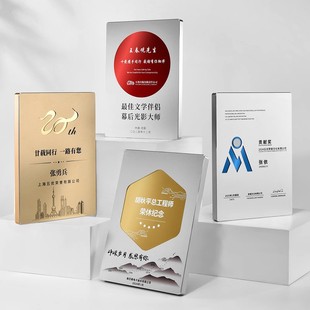 High-End Metal Medal Production Agent Authorized Brand Franchise Honor Award Plaque Appointment Letter Trophy Unit Company