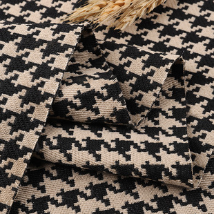 310T Houndstooth жаккардовая окрашенная в пряжу сумка из ткани Оксфорд сумка для одежды косметичка ящик для хранения ткань для дивана