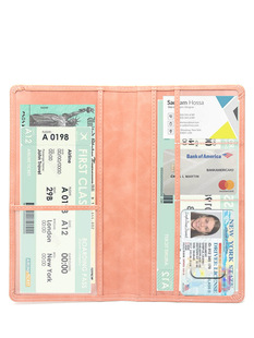 New American long driving license protection clip leather long 66-grain motor vehicle multi-functional insurance information set