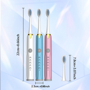 Factory wholesale electric toothbrush intelligent ultrasonic strong power couple adult soft toothbrush universal automatic