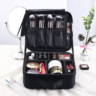 Detachable partition portable cosmetic bag small size portable South Korea simple cosmetic storage bag travel heel makeup Net Red
