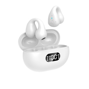 Huaqiang North q80 Wireless Clip Ear Bluetooth Headset Ear Clip Headset tws Gas Conduction tws Bluetooth Headset Digital Display