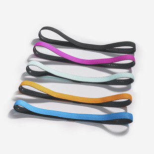 New Yoga Hair Band Jogging Sweat Band Silicone Non-slip Anti-sweat Headband Sports Headband Women's Hair Band in stock