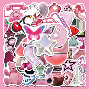 50 y2g girl series stickers laptop notebook phone case iPad water Cup decorative stickers