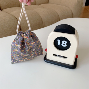 25132 corduroy storage bag drawstring small cloth bag cosmetics jewelry stationery dust-proof finishing bag