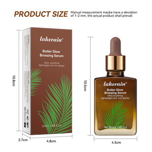 Cross-border lakerain Bronze Essence Base Makeup Face Bronze Gloss Skin Black Not Greasy Essence