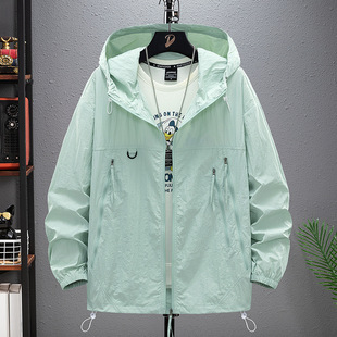 plus size Couple UPF50 Ice Silk Sun Protection Clothing Men's Fashion Sun Protection Clothing Casual Outdoor Mountain Summer Coat Women
