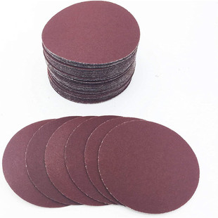 Bucket 5 inch JB-5 red sand back glue flocking sandpaper with velvet disc sandpaper emery cloth brushed sheet self-adhesive sandpaper sheet